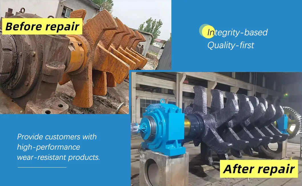 Reparation av sintringsmaskin enkelvals