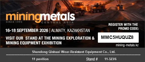 Shandong Qishuai slitstark utrustning för att delta i MININGWORLD CENTRAL ASIA 2026 i Almaty